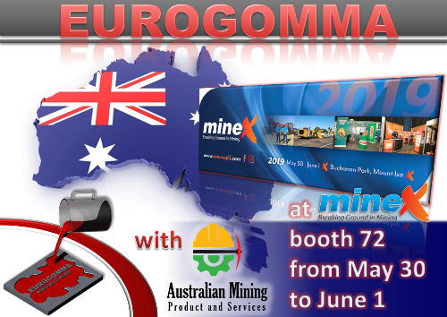 EUROGOMMA announces our participation to Minex Mount Isa
